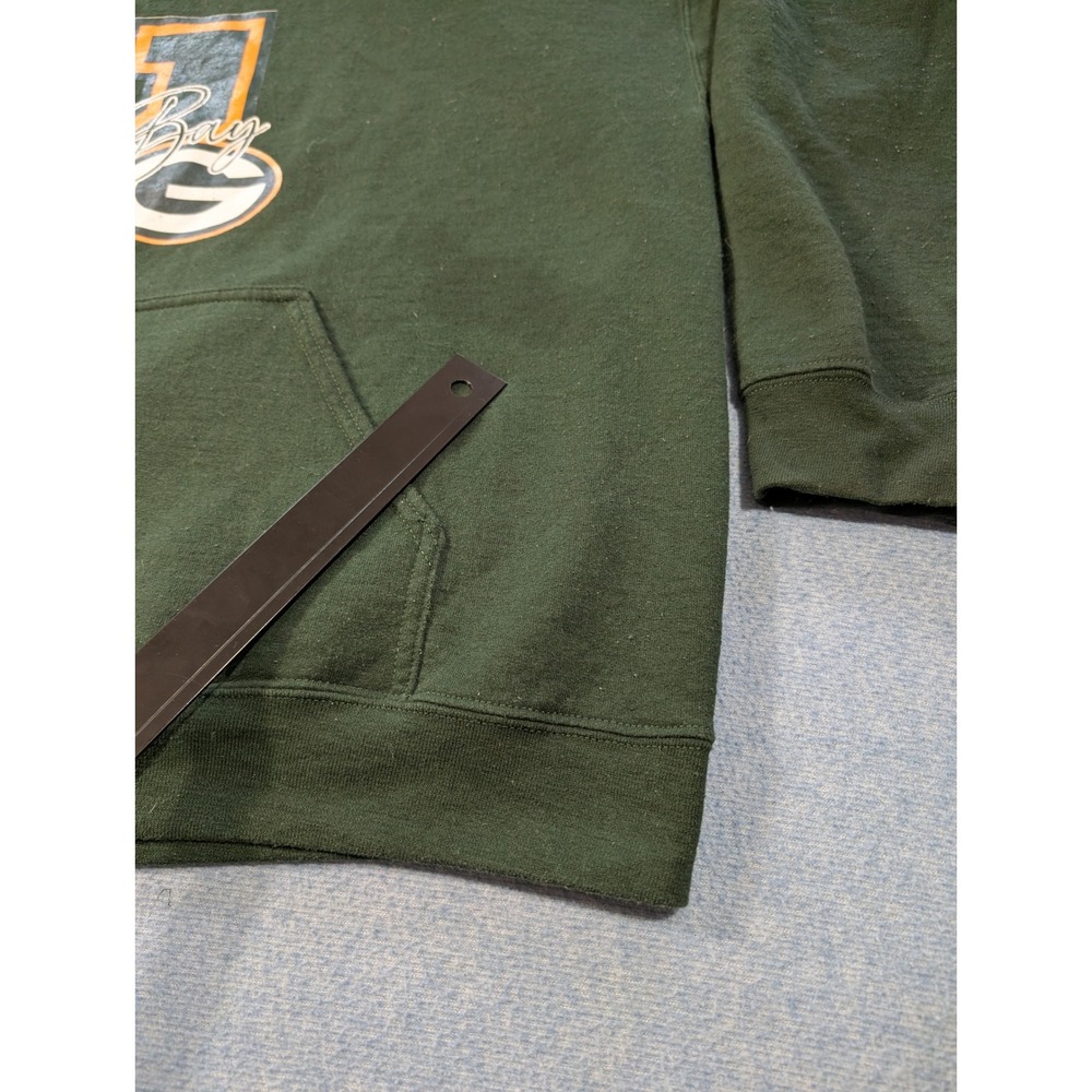 Green Bay Packers Hoodie Mens 2XL Green Graphic Sweatshirt NFL Football Gilden - Picture 4 of 11
